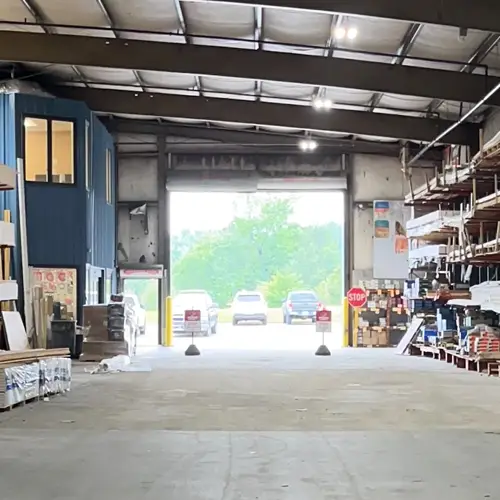 inside warehouse